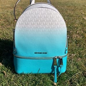 Michael Kors Rhea Ombré Backpack OCEAN BLUE (NEW)